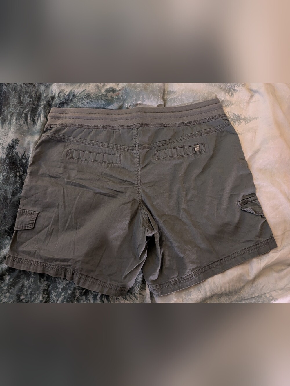 UNIONBAY Women's Gray Drawstring Bermuda Shorts - Picture 5 of 5